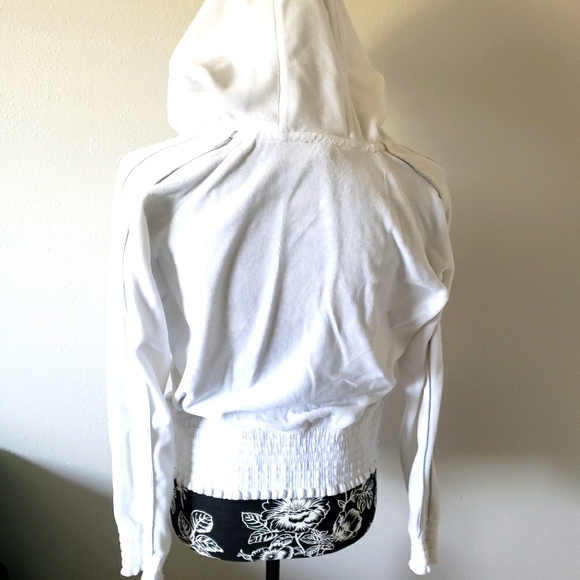 White Bebe velour jacket - Picture 5 of 8